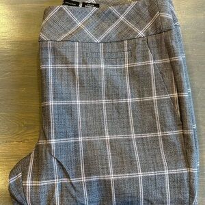 RW&CO. Grey plaid pants